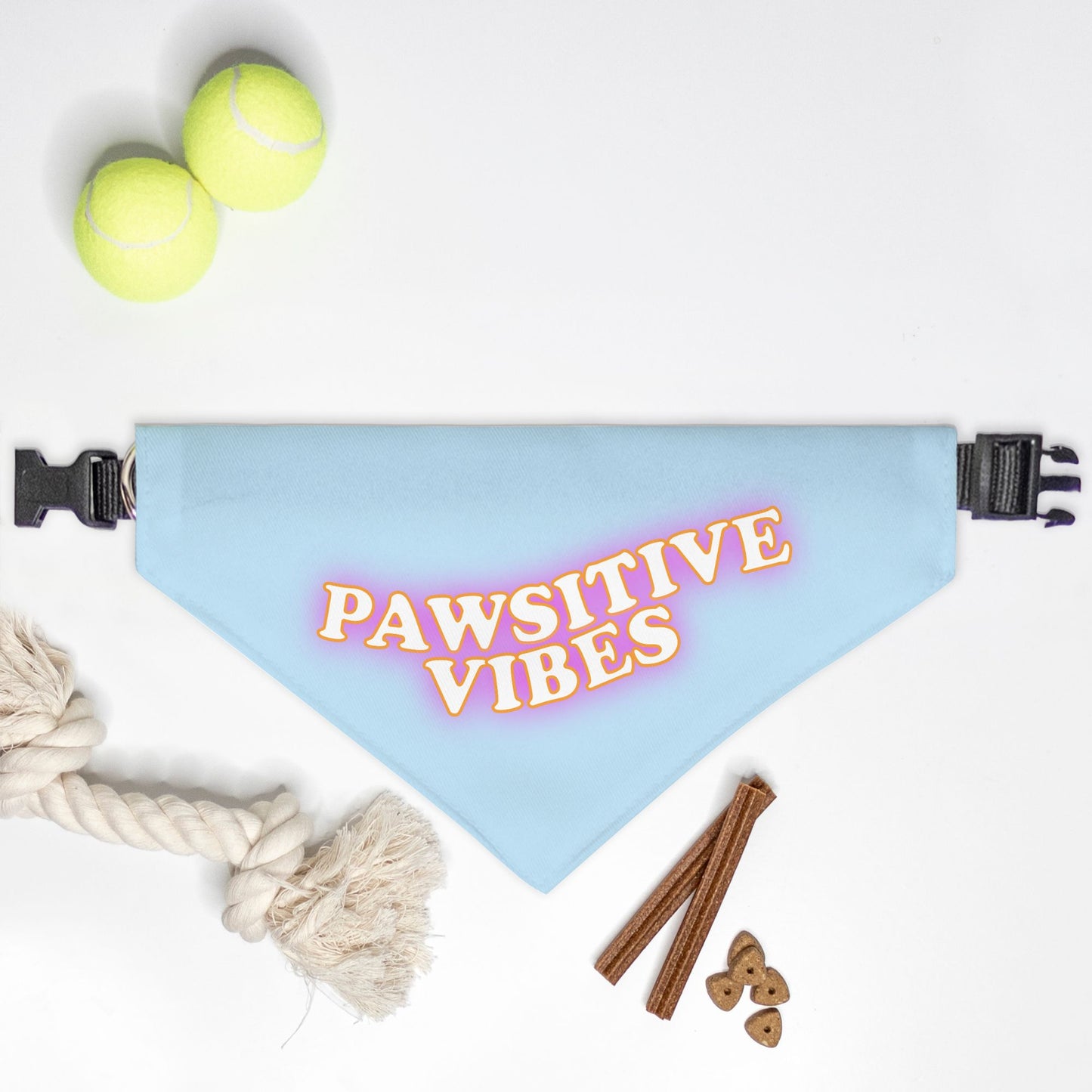 Bandana Collar - Pawsitive Vibes