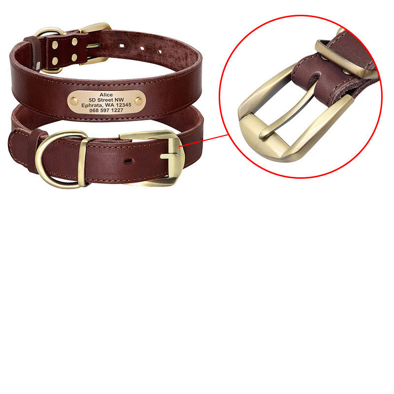 Custom Leather Pet Collar