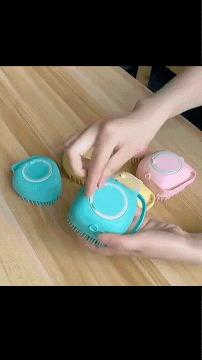 Soap Dispensing Massage Brush