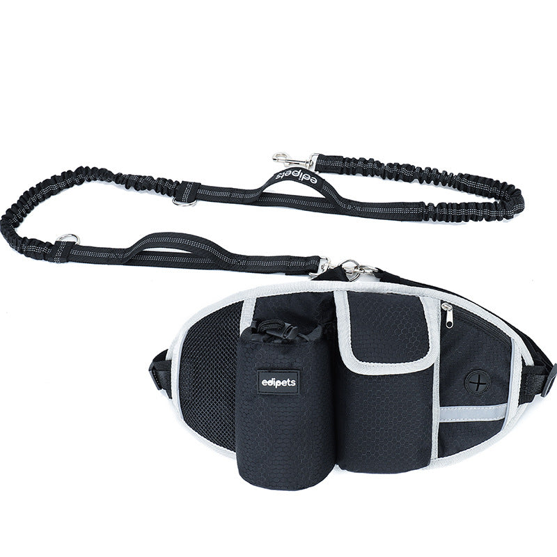 Hands Free Running Leash and Bag