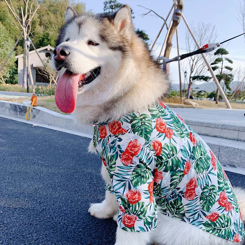 Large Dog Hawaiian Shirt