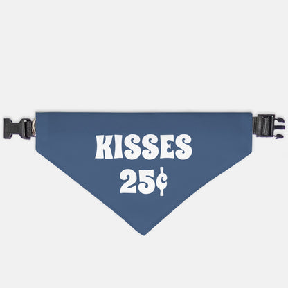 Collar Pet Bandana - Blue Kisses