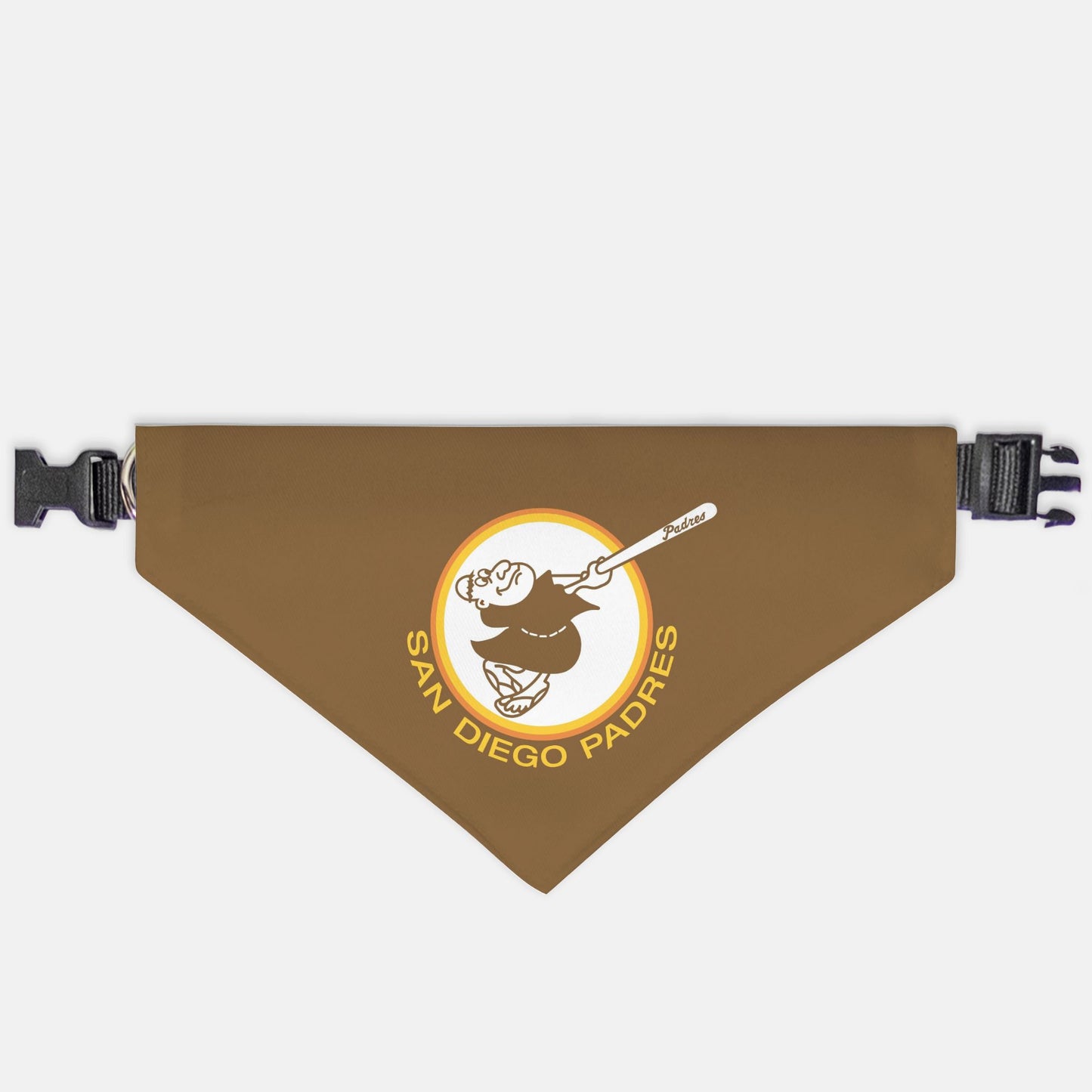 Bandana Collar - San Diego Padres Swinging Friar Brown