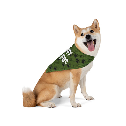 Dog Bandana - Fluffy not Fat