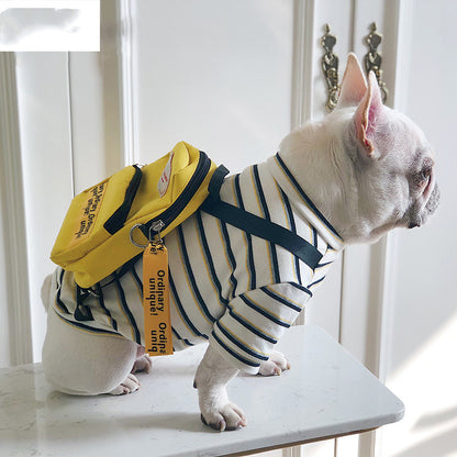 Small Striped Shirt with Backpack