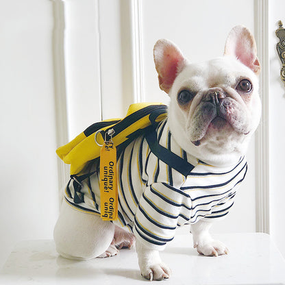 Small Striped Shirt with Backpack