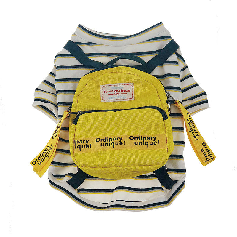 Small Striped Shirt with Backpack