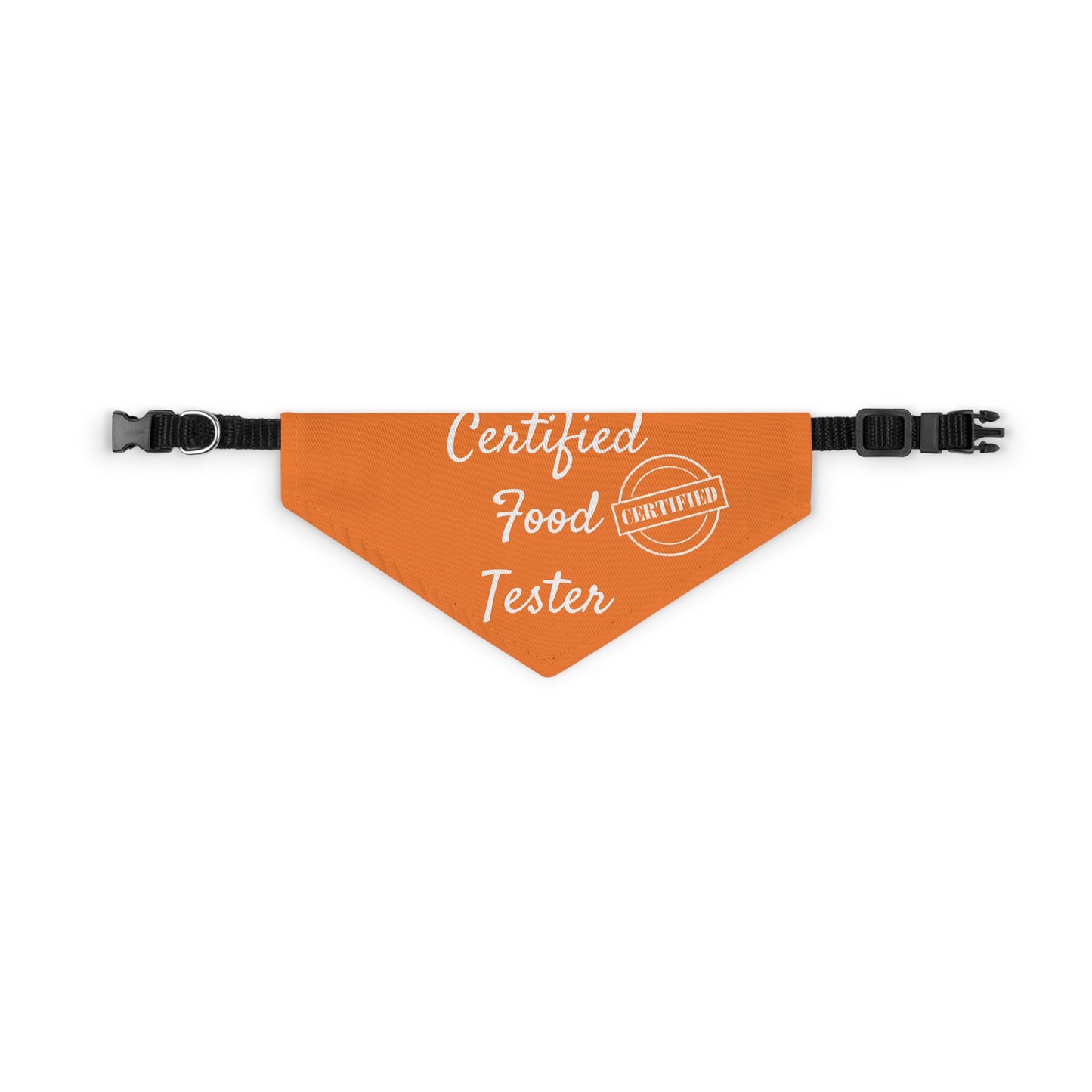 Pet Bandana Collar -  Certified Food Tester