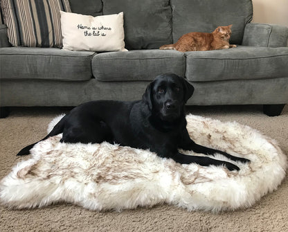 Plush Fur Dog Mat