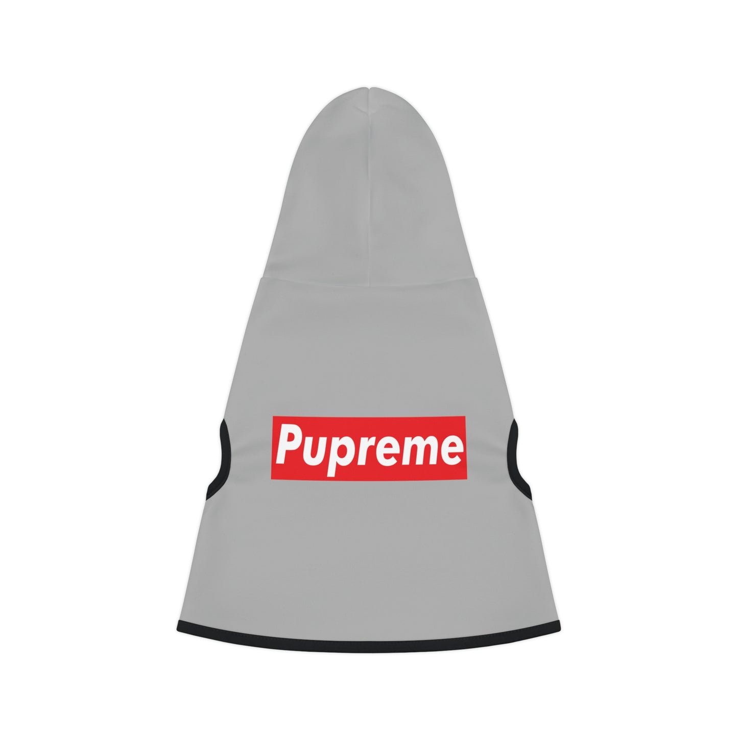 Pupreme Gray Hoodie (Ribbed)