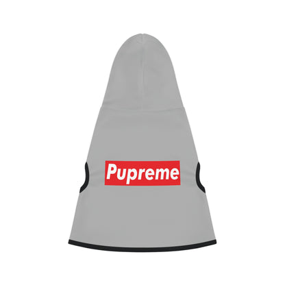 Pupreme Gray Hoodie (Ribbed)