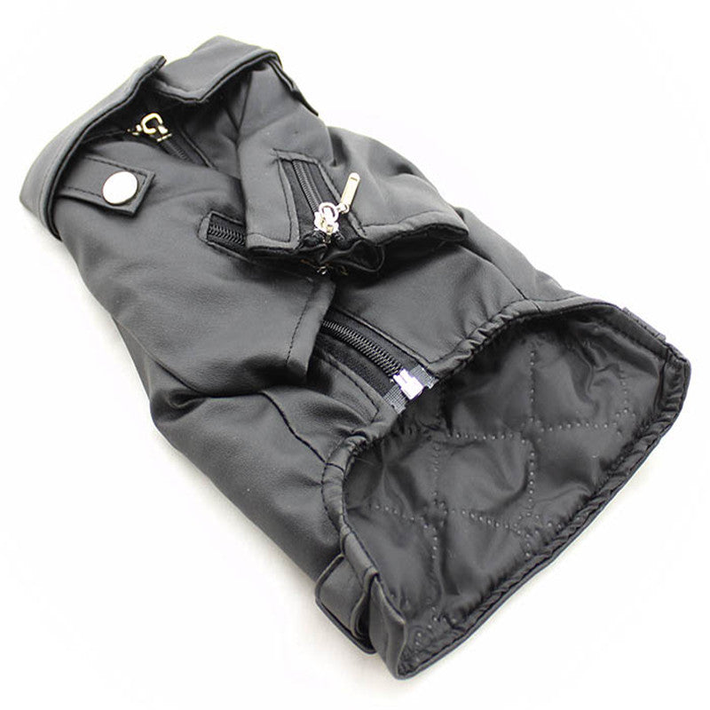 Pleather Biker Jacket