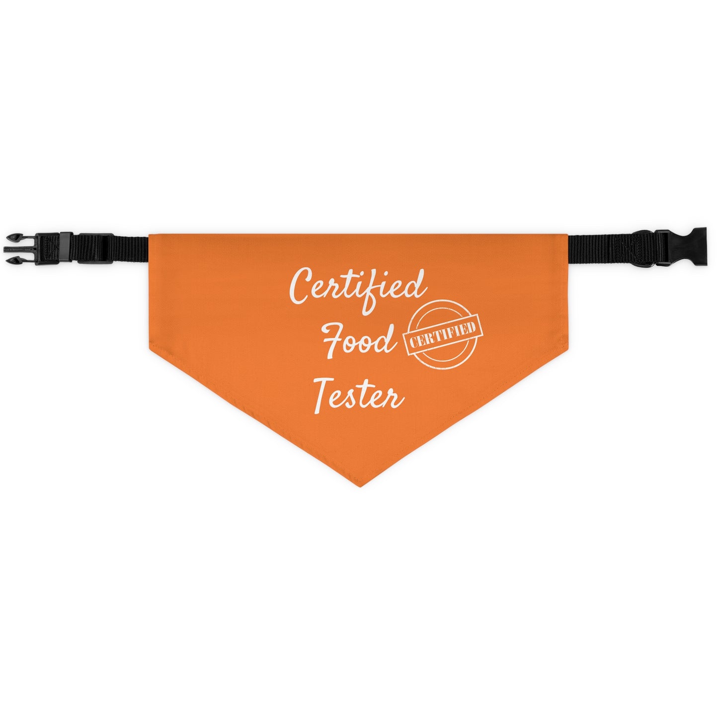 Pet Bandana Collar -  Certified Food Tester