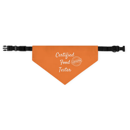 Pet Bandana Collar -  Certified Food Tester